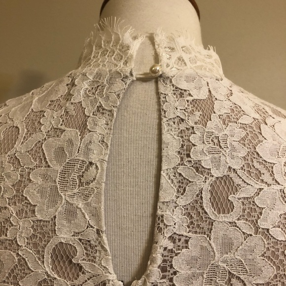 Filly Flair White Lace Flirty Feminine Dress - Picture 11 of 16